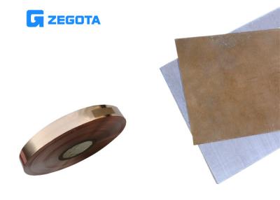 China Anti Corrosion Copper Clad Aluminum Sheet , Aluminum Clad Board Superior Properties for sale