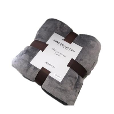 China Folded Super Cozy Winter Fleece Flannel Blanket for sale