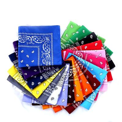 China 90 GSM Polyester Custom Printed Bandanas Sport Headwear Neck Cuff Bandana For Promotional Gifts for sale