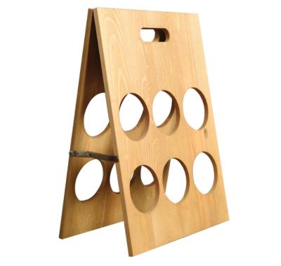 China Viable Custom Folding Wine Rack Wine Rack Creative Wooden Wine Rack Wine Shelf for sale