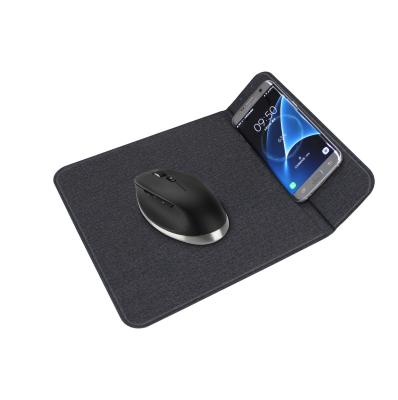 China HEATED 2 in 1 with Phone Holder Foldable Wireless Charging Mouse Pad for sale