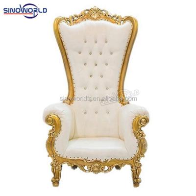 China Contemporary Indian High Back And Queen Hotel Banquet Wedding Dining Black King Throne Chair for sale