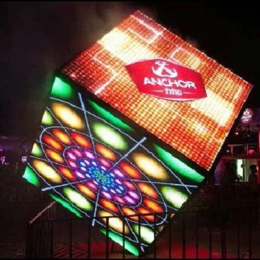 China DJ Club Game Center Entertainment Led Cube China Design LED Screen Factory Price Of 5 Sided Cube LED Screen Display For P2.5 Stage. DJ P3.P4.P5.P6.P7.62.P10 for sale