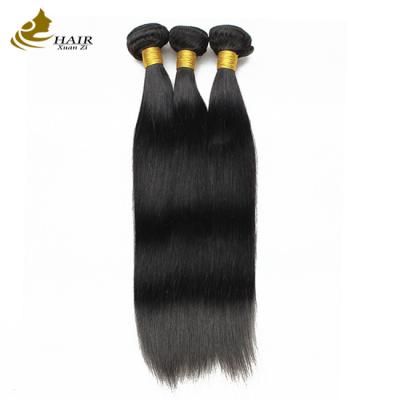 China 100% Braziliaans menselijk haar 36 inch bundels met sluiting natuurlijke kleur Te koop