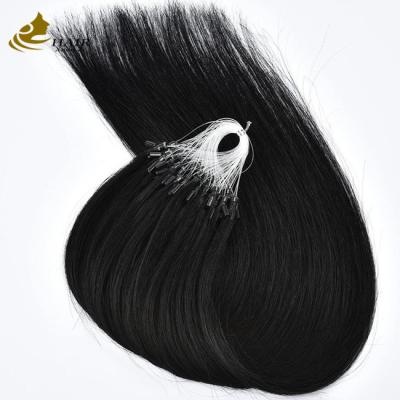 China Straight Pre Bonded Nano Human Hair Extensions Mikroringe Erweiterungen OEM zu verkaufen