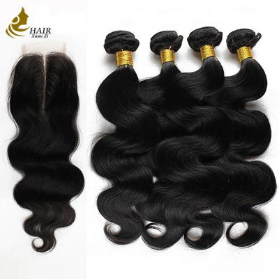 China Deep Wave Maleisische krullende bundels 613 Body Wave bundels Te koop