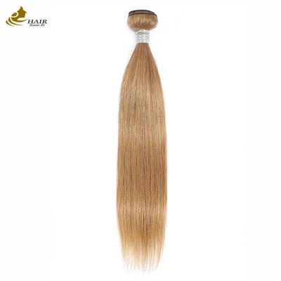 China Grade 10A Indian Virgin Human Hair Bundles 27# Straight Hair Weft for sale