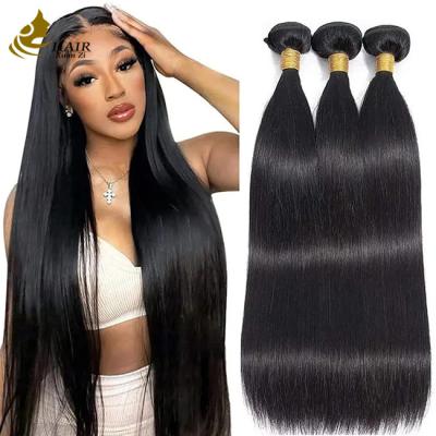 China Grade 12A Brazilian Indian 100% Raw Remy Virgin Human Hair Extension Natural Black for sale