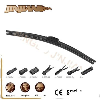 China Factory Wholesale Multi Fit Flat Water Wiper Blades JJ Repellency Glass Wiper for sale