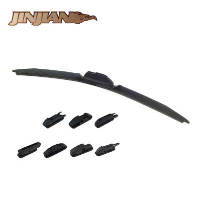 China Wholesale Wiper Blades JJ Stainless Steel Factory Car Multi Fit Flat Support Wiper Blade for sale