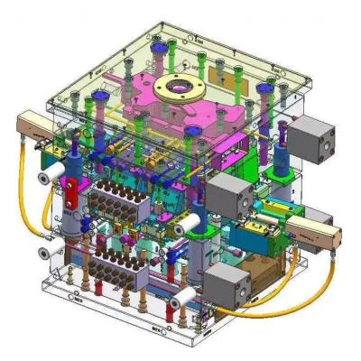 China Injection Mold Steel Plastic Parts Custom Processing Service Products ABS Shell Injection Mold for sale