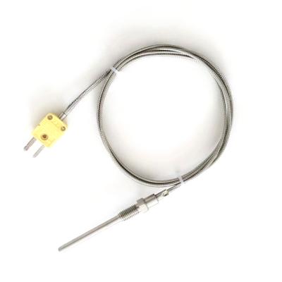 China PT100 Degree Stainless Steel Protection Tube Precious Metal Assembly Thermocouple K Stainless Steel 800 OEM for sale