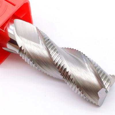 China Solid End Flat Mills Wood Rough Router Carbide Roughing Bit AISHITE HRC60 Freze for sale