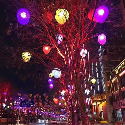 China Outdoor Waterproof Led Decoration Fishing Pendant Lamp Tree Light for Holiday Park Garden Lawn Landscape Square Decoration for sale