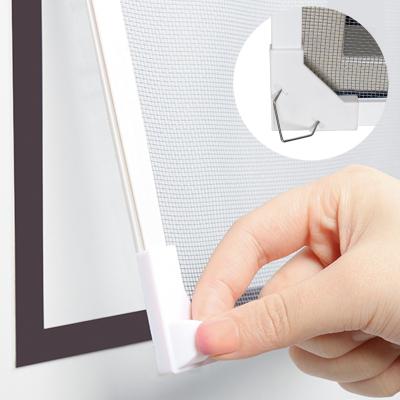 China Magnetic Screen PVC White Window Sash For DIY Window Magnetic Screen Mesh Kit The Easy-Fit Magnetic Window Mesh And Mosquito Ne for sale