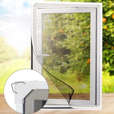 China Anti - Magnetic DIY Frame Fiberglass Window Screen Mesh DIY PVC / MagneticFly Screen for sale