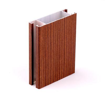 China China Factory OEM Custom Wood Style Aluminum Profile Heat Sink For Electric Enclosure Case for sale