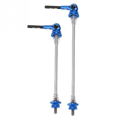 China 1 Pair Stainless/Aluminum 100mm 135mm Titanium Alloy Bike Quick Release For Mountain Road Bicycle Skewers for sale