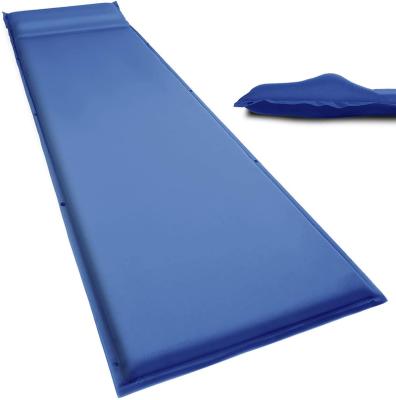 China TPU / PVC Inflating Insulated Durable Camping Mat With Comfortable Pillow Camping for sale