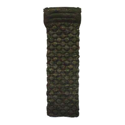 China New Style Camouflage TPU Ultralight Nylon Inflatable Air Filled Pillow Sleep Pad for sale