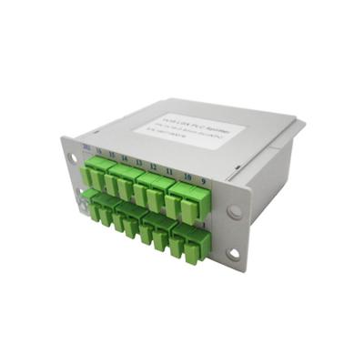 China Good Quality 1*16 Plug-in Card Fiber Optic 1x16 Insert PLC Splitter 1x16 With LC SC ST FC Connectors for sale