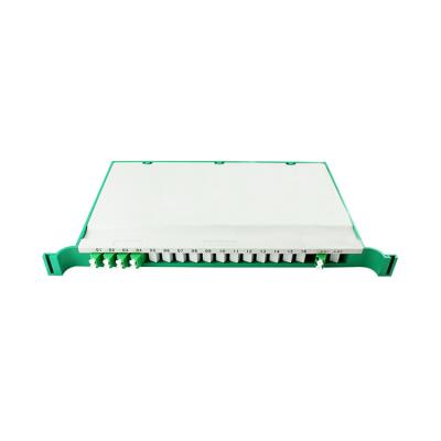 China FTTX 1U PLC Splitter Rackmount Expandable Optical Tray for sale