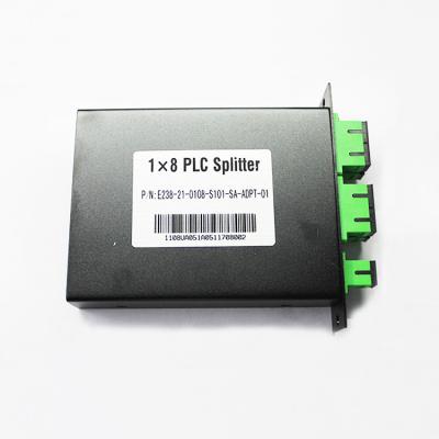 China FTTX 1X8 LGX PLC Splitter SC APC Planar Lightwave Circuit Splitter For Telecommunication for sale