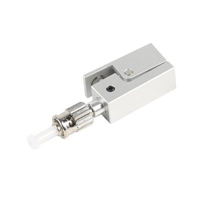 China Testing and Maintenance ST Type Bare Fiber Optic Adapter Coupler for Repair and Backup Fiber Connection for sale