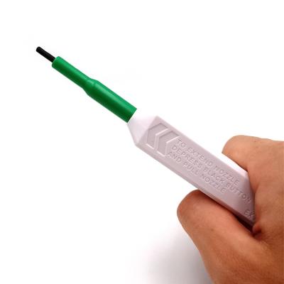 China FTTX 800 Times SC St FC Connector 2.5MM Pen Type One Click Fiber Optic Cleaner Cleaning Pen for sale