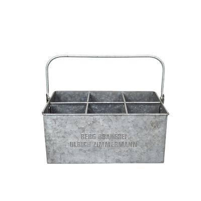 China Galvanized Sustainable Rectangle Bottle Rack for sale