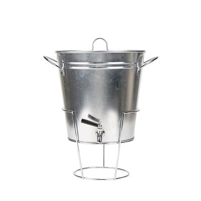 China 3 Gallon Beverage Dispenser Leak Free Spigot Cold Free Serving Galvanized Bucket for sale