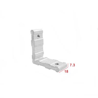 China L Shape Aluminium Hardware Aluminum Joint Corners For Two-Track slim Sliding Window for sale