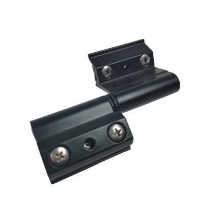 China Household Aluminum Casement Window Hinges Black With Screw And Plate for sale