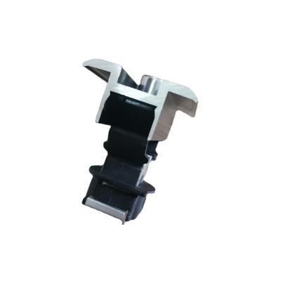 China Aluminum Solar Panel Rail Clamps For Roofs Carports And Ground Supports for sale