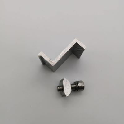 China 30mm 35mm Aluminum Mid Clamp For Solar Panel Mounting System for sale