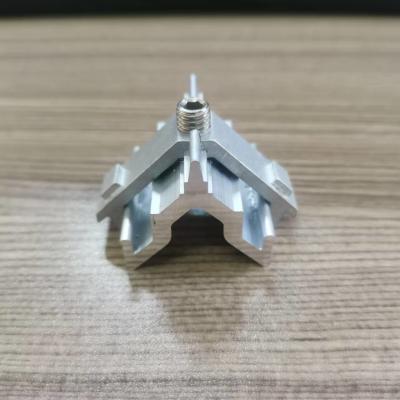 China 45 Degree Connecting High Quality Aluminum Profile Corner Code Door And Window Hardware Connector for sale