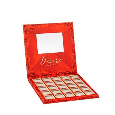 China Recyclable Best Selling Private Label Colorful Eye Shadow Palette Paper Box For Women Makeup Cosmetic Packaging for sale