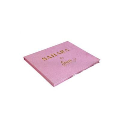 China Recyclable Gold Foil Stamping Eye Shadow Box Packaging Cardboard Eyeshadow Palette Cardboard Box Glossy Lamination Carton Box for sale