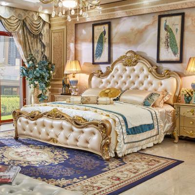 China Double King Size Bed Luxury Modern Design Bedroom Furniture for sale