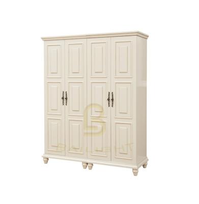 China Hard Top Quality Modern Design Guaranteed Sale Cheap Furniture Wooden Wardrobe for sale