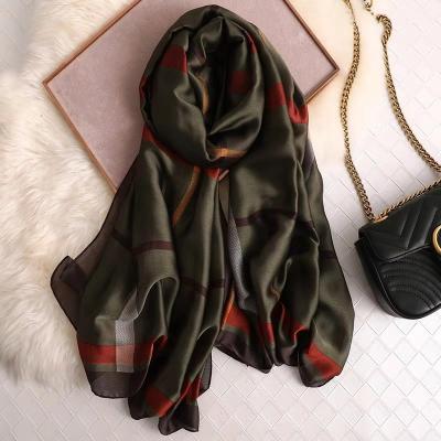 China Wholesale New Designs Women/Ladies 100%Polyester Long Scarf for sale