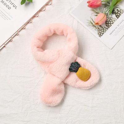 China Warm Toddler Kid Child Cute Baby Scarf Faux Fur Scarf Boys Girls Scarf for sale