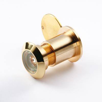 China 180 Degree Modern Fire Hole Rated Solid Brass Jumbo Door Viewer With Cover for sale