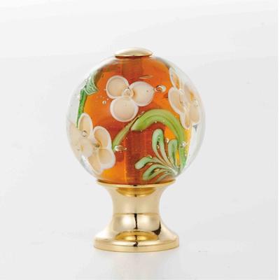 China Modern Factory Supplier Cabinet Knob And Pull With Flower Pattern for sale