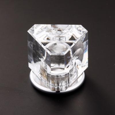 China Modern Triangle Crystal Furniture 20/30mm Knobs Cabinet Pull Handle for sale