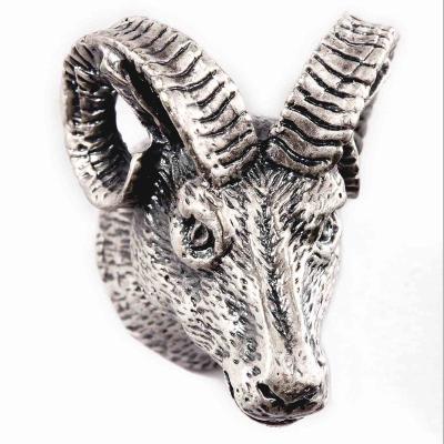 China Modern Goat Decoration Knob Sheep Shaped Cabinet Pulls Handle for sale