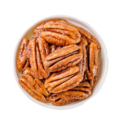 China Nutritious Hot Sales Top Grade Jumbo Size Baked Healthy Snacks Brown Sweet Pecans for sale