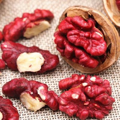 China 100% Natural Red Nut Kernels Plumpy Nut Kernels Good Nutritious Red Walnut Half Wholesale Price Red Walnut Kernel for sale