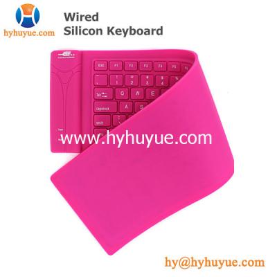 China Wired Silicon Keyboard for PC/Tablet/Laptop/Smartphone 113 keys Flexible & Waterproof for sale