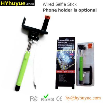 China 2015 newest Cable Take Pole Wired Selfie Stick Monopod at Factory Price from HYhuyue for sale